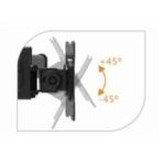 BRAZO DOBLE NEGRO CURVO ECONÓMICO - Imagen 2