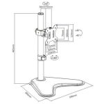SOPORTE LCD ECONÓMICO FREESTAND - Imagen 6