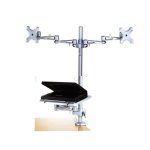 BRAZO TRIPLE PREMIUM 2 MONITORES Y PORTÁTIL