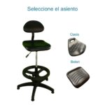 SILLA INDUSTRIAL SIT STAND ESPALDAR ARO APOYAPIES - Imagen 5