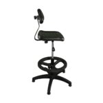 SILLA INDUSTRIAL SIT STAND ESPALDAR ARO APOYAPIES - Imagen 2
