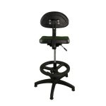 SILLA INDUSTRIAL SIT STAND ESPALDAR ARO APOYAPIES - Imagen 4