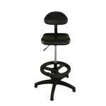 SILLA INDUSTRIAL SIT STAND ESPALDAR ARO APOYAPIES - Imagen 2