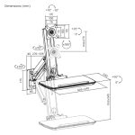 ESTACIÓN DE TRABAJO MÉDICO DE PARED - Imagen 6