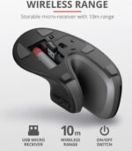 MOUSE INALÁMBRICO TRUST VERRO DISEÑO VERTICAL - Imagen 5