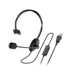 DIADEMA MONOAURICULAR ALÁMBRICA GENIUS HS-100U