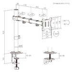 SOPORTE BRAZO ECONÓMICO EQUALIZABLE - Imagen 4