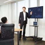 SOPORTE PARA TV MÓVIL DE PISO NB AVA 1500 32" - 75" - Imagen 2