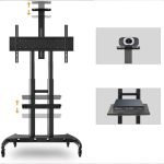 SOPORTE PARA TV MÓVIL DE PISO NB AVA 1800 60" - 90" - Imagen 3