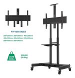 SOPORTE PARA TV MÓVIL DE PISO NB AVA 1800 60" - 90" - Imagen 4