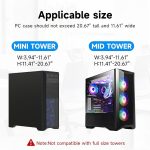 SOPORTE DE CPU COLGANTE AJUSTABLE - Imagen 4