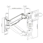 SOPORTE A PARED BASCULANTE PARA TABLET - Imagen 5