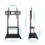 SOPORTE TV MÓVIL 32" A 70" - Imagen 3